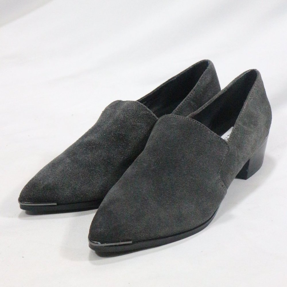 STEVE MADDEN Glenndda Gray Suede Point Toe Shoes - Picture 4 of 8